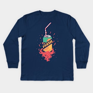 Orange soda Kids Long Sleeve T-Shirt